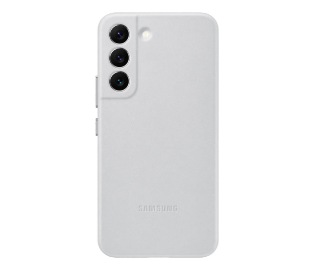 Samsung Leather Cover do Galaxy S22 szary - 718260 - zdjęcie